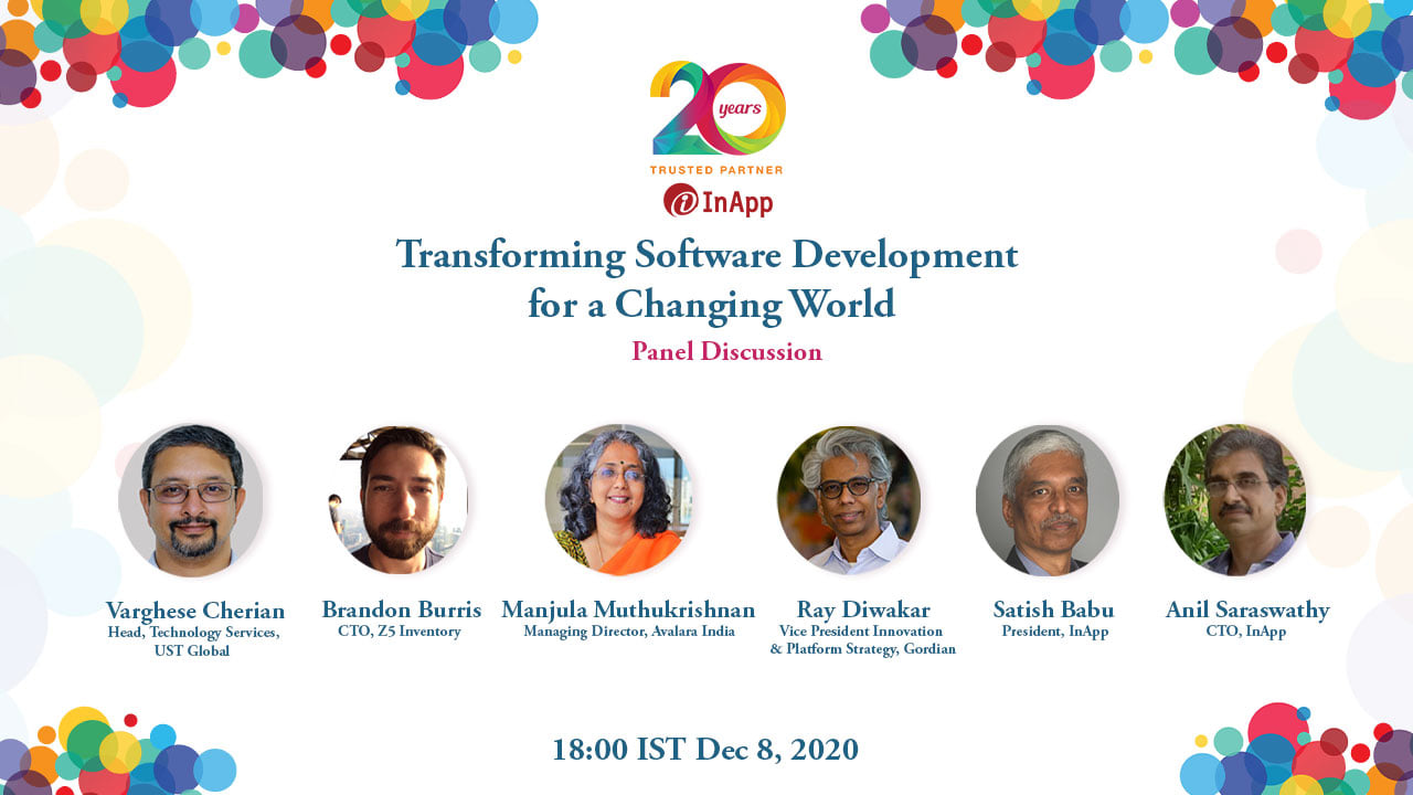 InApp Virtual Panel Discussion on ‘Transforming Software Development for a Changing World’