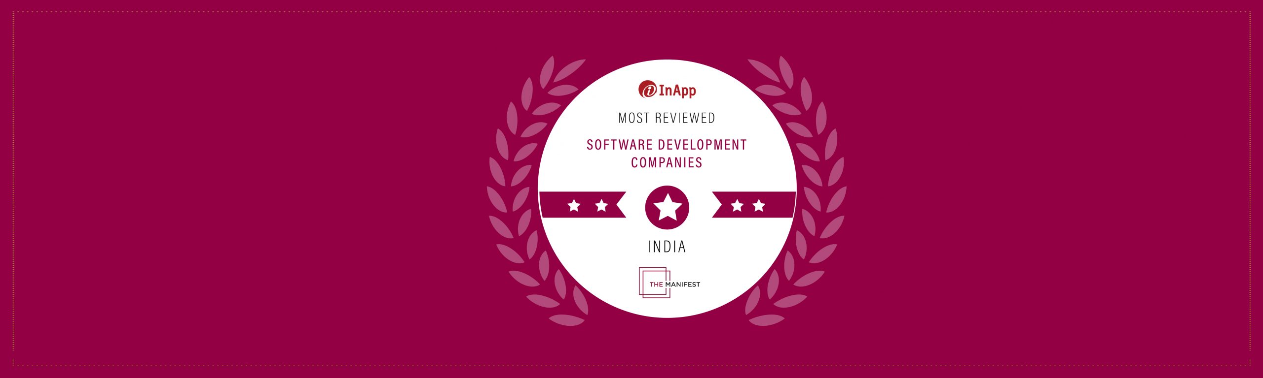 InApp Named as India's Most Recommended Software Developer for 2021 by The Manifest - Internal