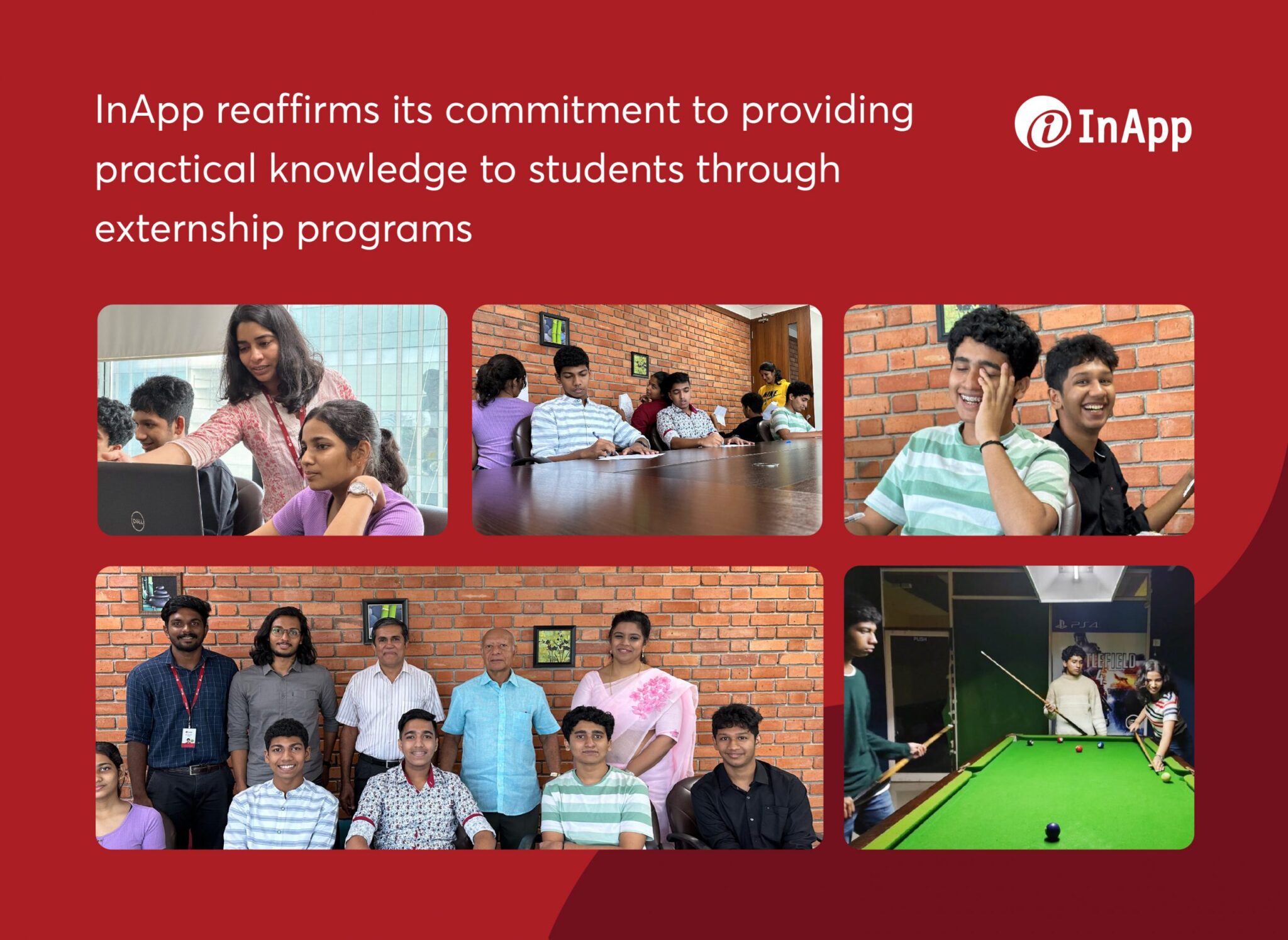 InApp reaffirms its commitment to providing practical knowledge to students through externship programs