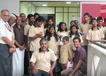 Visually Challenged Students Visit InApp Office